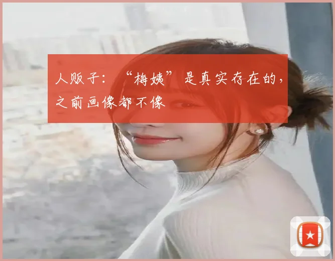 人贩子:“梅姨”是真实存在的,之前画像都不像