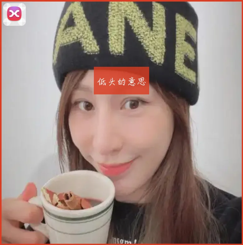 低头的意思